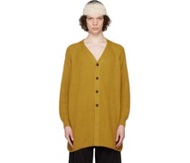 Yellow Y-Neck Cardigan