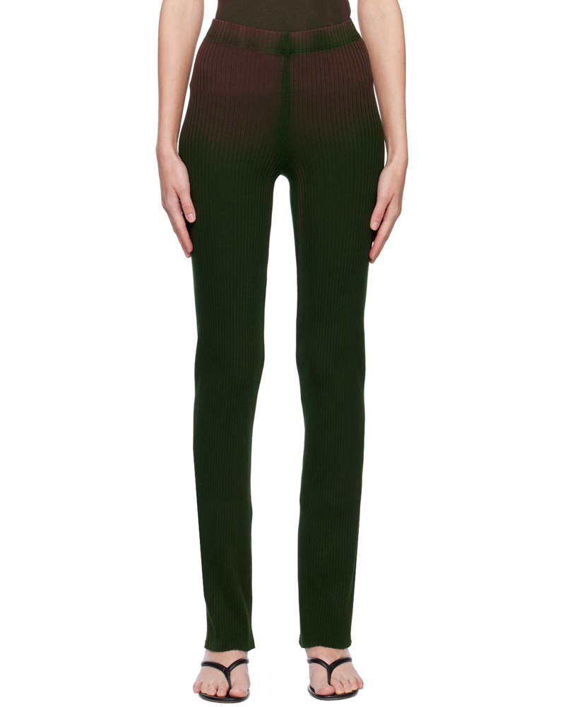 Cotton Citizen Damen SSENSE Exclusive Burgundy & Green Ibiza Lounge Pants