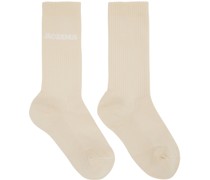 Beige Le Chouchou 'Les Chaussettes ' Socks