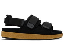 Black Overleigh Tor Sandals
