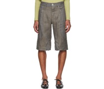 SSENSE Exclusive Gray 'Shorts on Shorts' Shorts