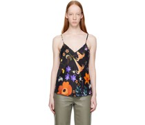 Black Floral Camisole