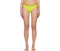 Green Greca Border Bikini Bottom