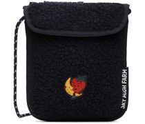 Navy Quilted Pouch