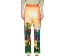 Multicolor Printed Trousers
