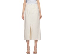 Off-White 'The Midaxi' Denim Midi Skirt
