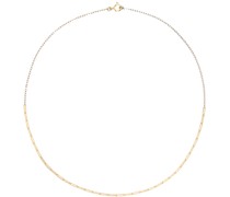 White Gold & Gold Solitaire Nu PM Necklace