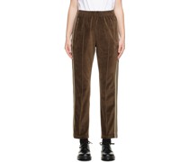 Brown Narrow Track Pants