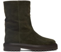 Green Flat Yari Boots