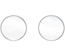 Silver Mirror Earrings