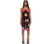 Black Elvira Midi Dress