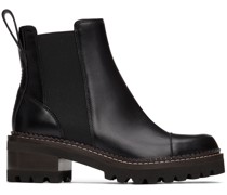 Black Mallory Ankle Boots