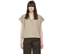 Taupe Cotton Shirt