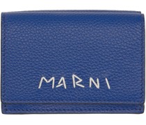 Blue Trifold Wallet
