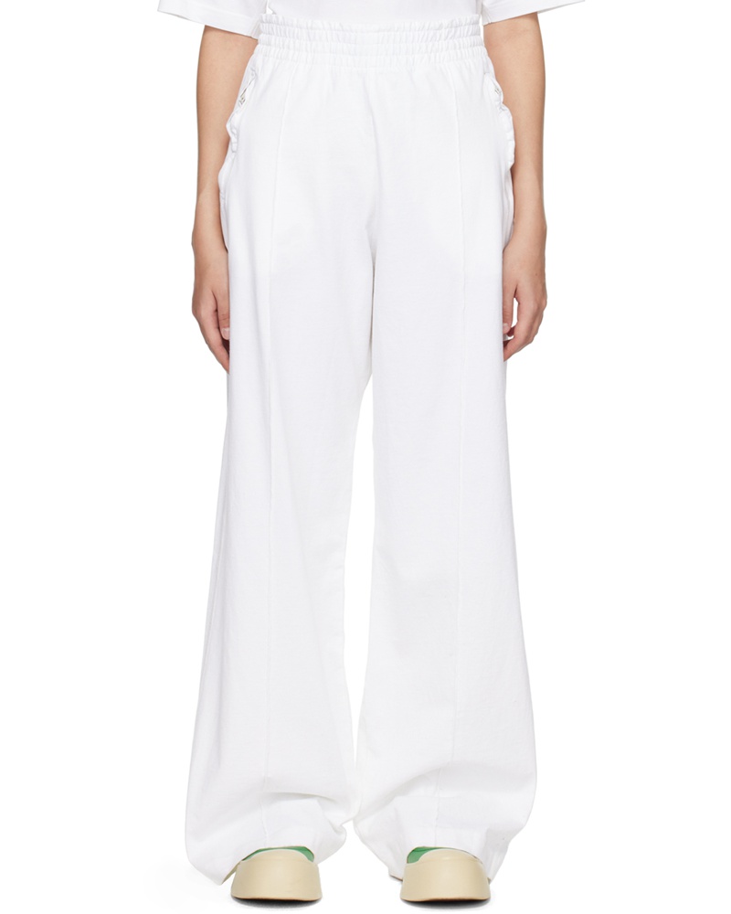 Acne Studios Damen White Relaxed Trousers