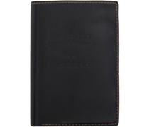 Black & Brown Embossed Passport Holder