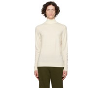 Off-White Roll Neck Turtleneck