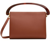 Brown Leather Rectangle Bag