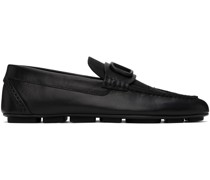 Black VLogo Signature Driving Loafers