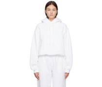 White Bonded Hoodie