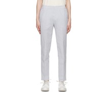 Blue Cotton Trousers