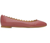 Red Lauren Ballerina Flats