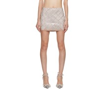 Beige Gia Miniskirt