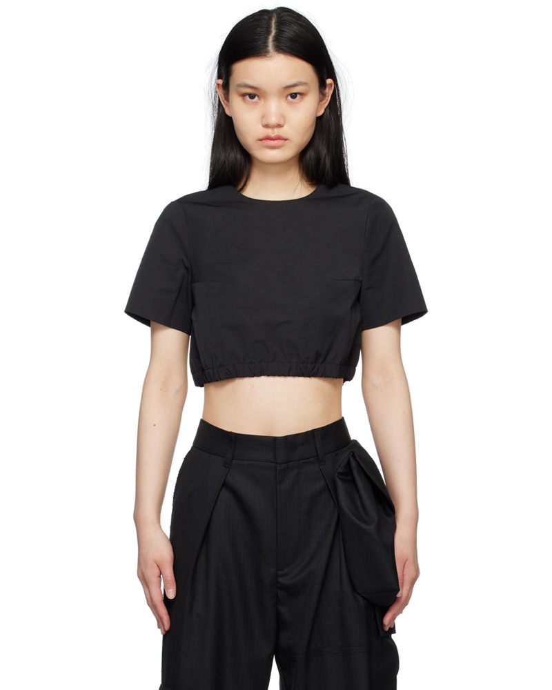 Adererror Damen Black Flut T-Shirt