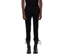 Black Seamed Trousers