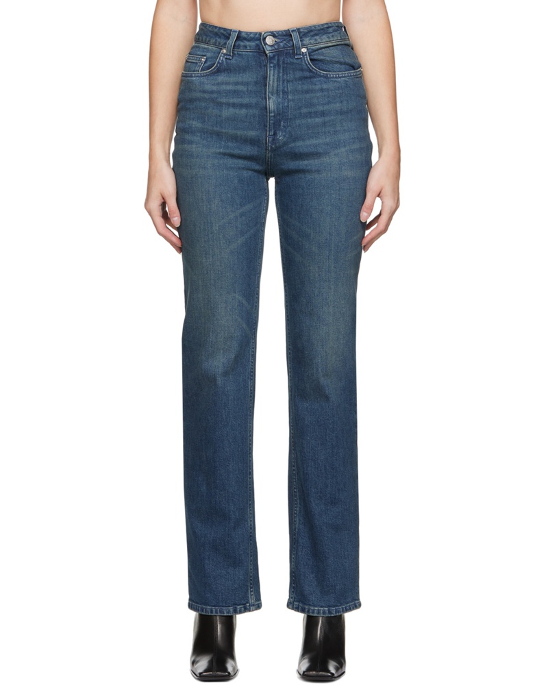 ROTATE Birger Christensen Damen Blue Lynn Jeans