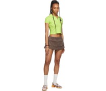 SSENSE Exclusive Green Shrunken Polo