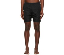 Black Neat Steve Swim Shorts