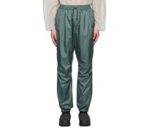 Green Relaxed-Fit Trousers