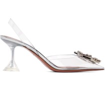 Transparent Begum Glass Sling 70 Heels