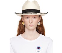 Off-White Woody Panama Beach Hat