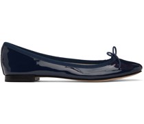 Navy Patent Cendrillon Ballerina Flats