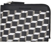 Black & White Perspective Cube Wallet
