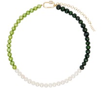 Green 'The Chunk Multi' Pearl Necklace