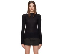 Black Omato Long Sleeve T-Shirt