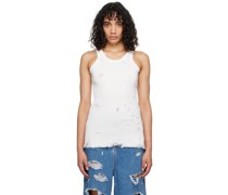 Off-White Destroyed Tank Top