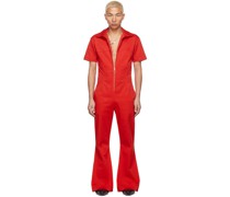 SSENSE Exclusive Red Sleazy Jumpsuit