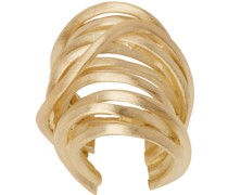 Gold Why Am I Here And Not Somewhere Else Ring