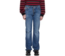 Blue Faded Jeans