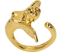 Gold Angel Ring
