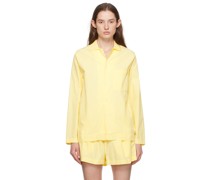 Yellow Long Sleeve Pyjama Shirt
