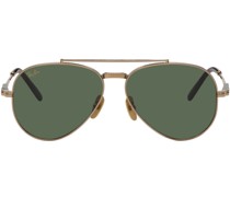 Gold Aviator II Sunglasses