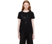 Black Printed T-Shirt