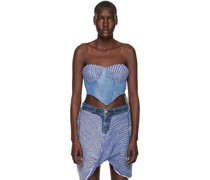 SSENSE Exclusive Blue Denim Camisole