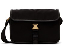 Black Mini Buckle Messenger Bag