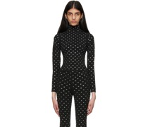 Black Nylon Turtleneck